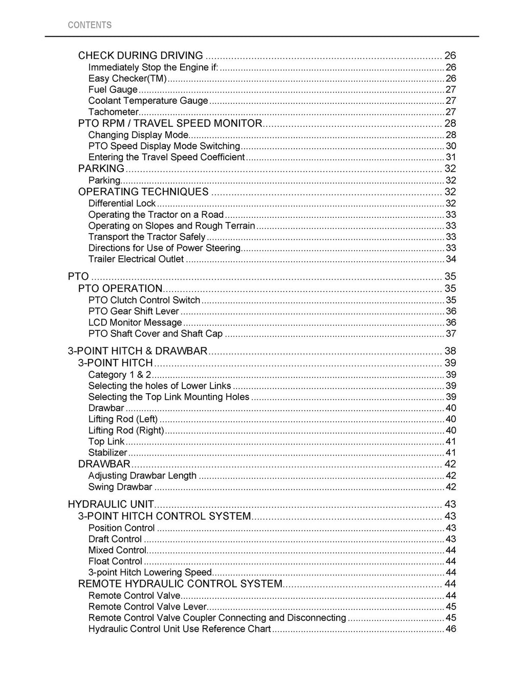 KUBOTA M8540 NARROW CAB TRACTOR OPERATORS MANUAL - WIRE BOUND - TOUGH COVERS