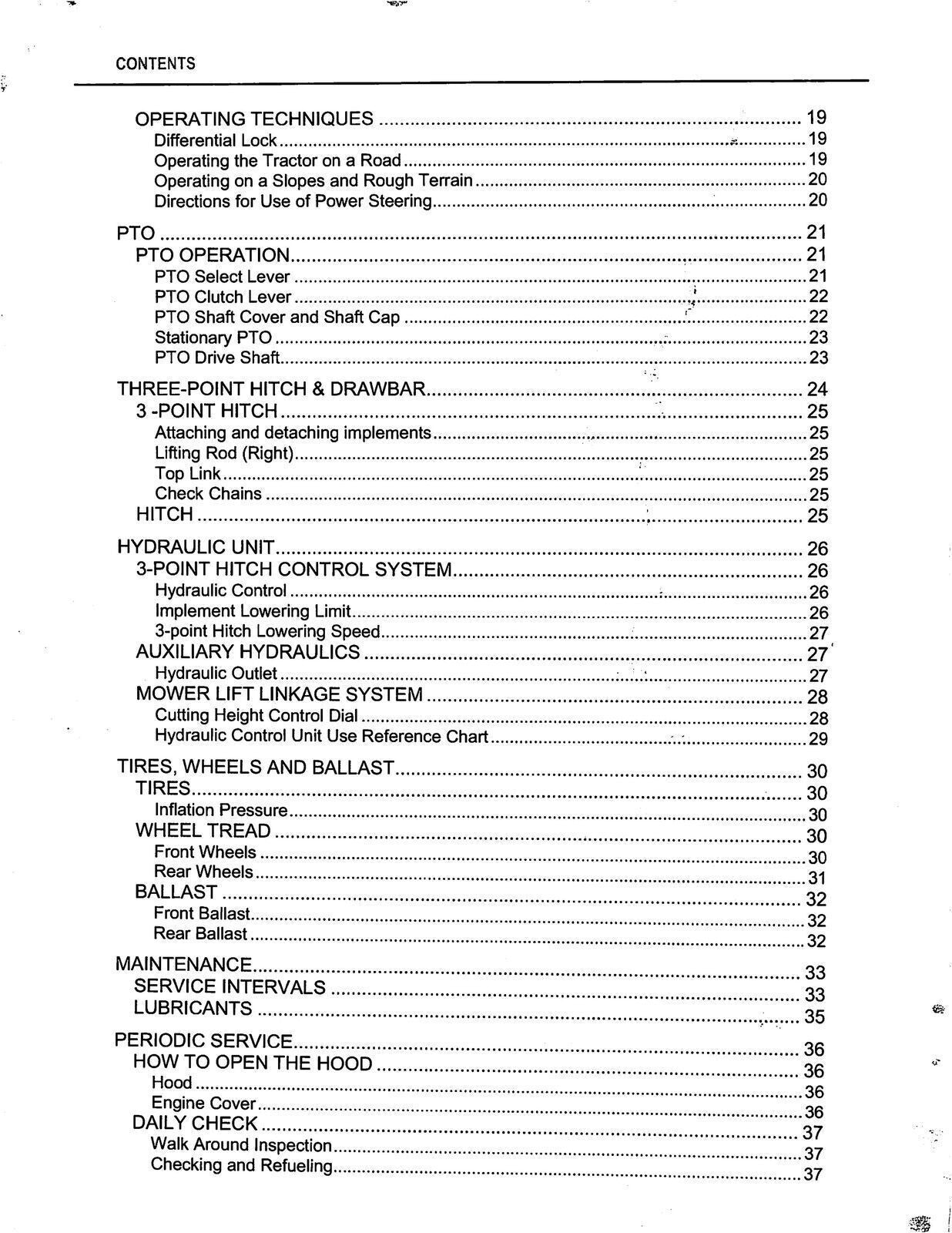 KUBOTA BX1500 1800 2200 TRACTOR OPERATORS MANUAL - WIRE BOUND, PROTECTIVE COVERS