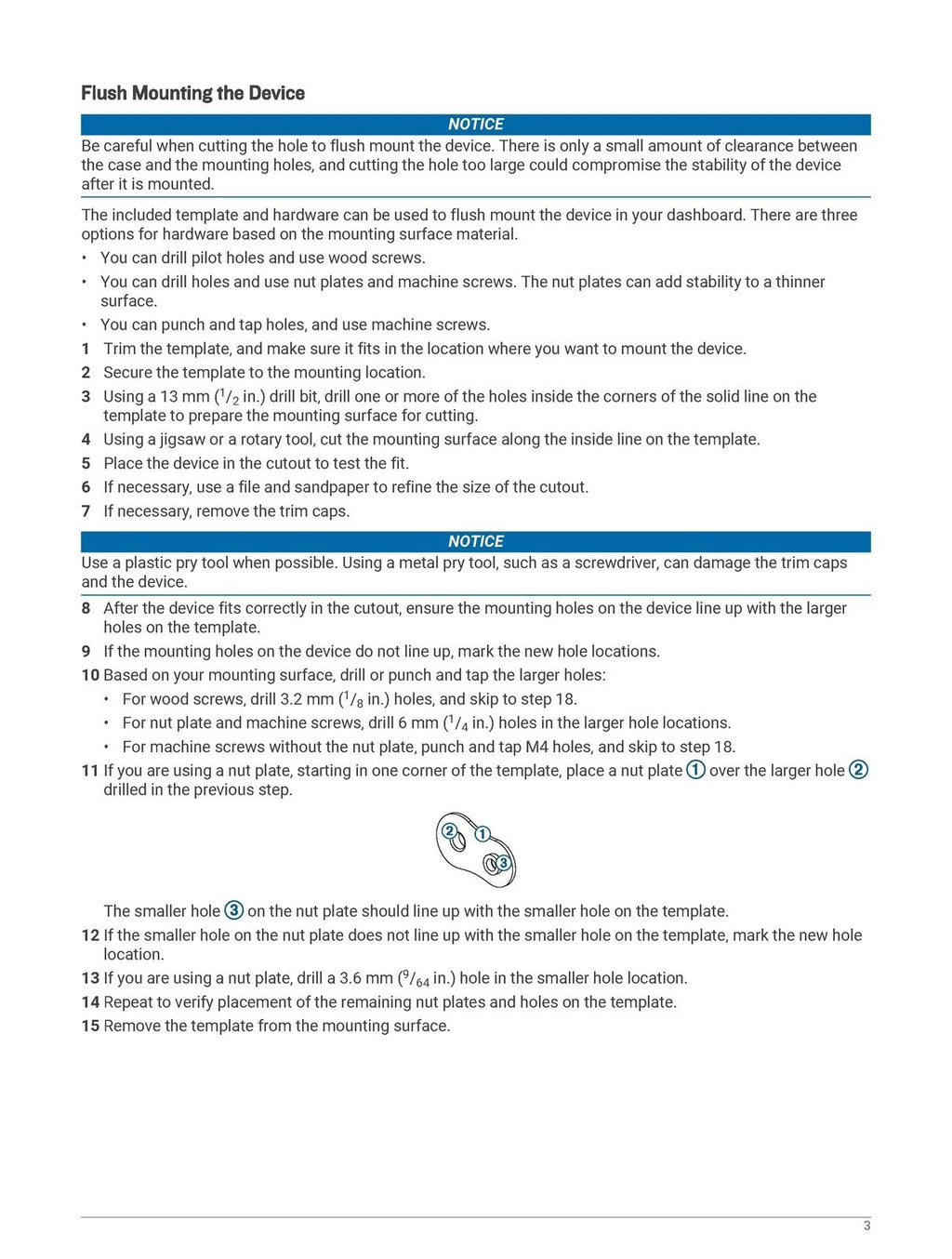 GARMIN GPSMAP 1222 1242 Touch Installation Instruction Manual - WIRE BOUND