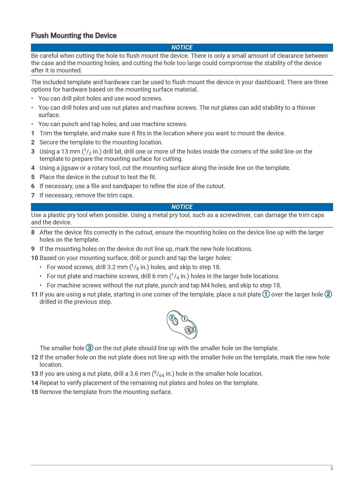 GARMIN GPSMAP 1222 1242 Touch Installation Instruction Manual - WIRE BOUND