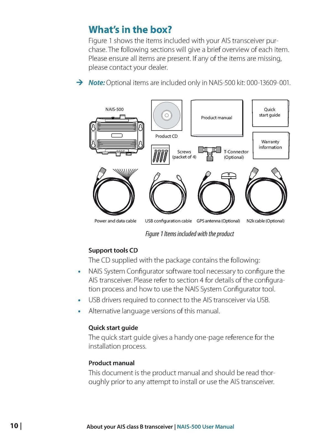 LOWRANCE NAIS-500-CLASS-B-AIS-TRANSCEIVER-USER User Manual - TOUGH WIRE BINDING