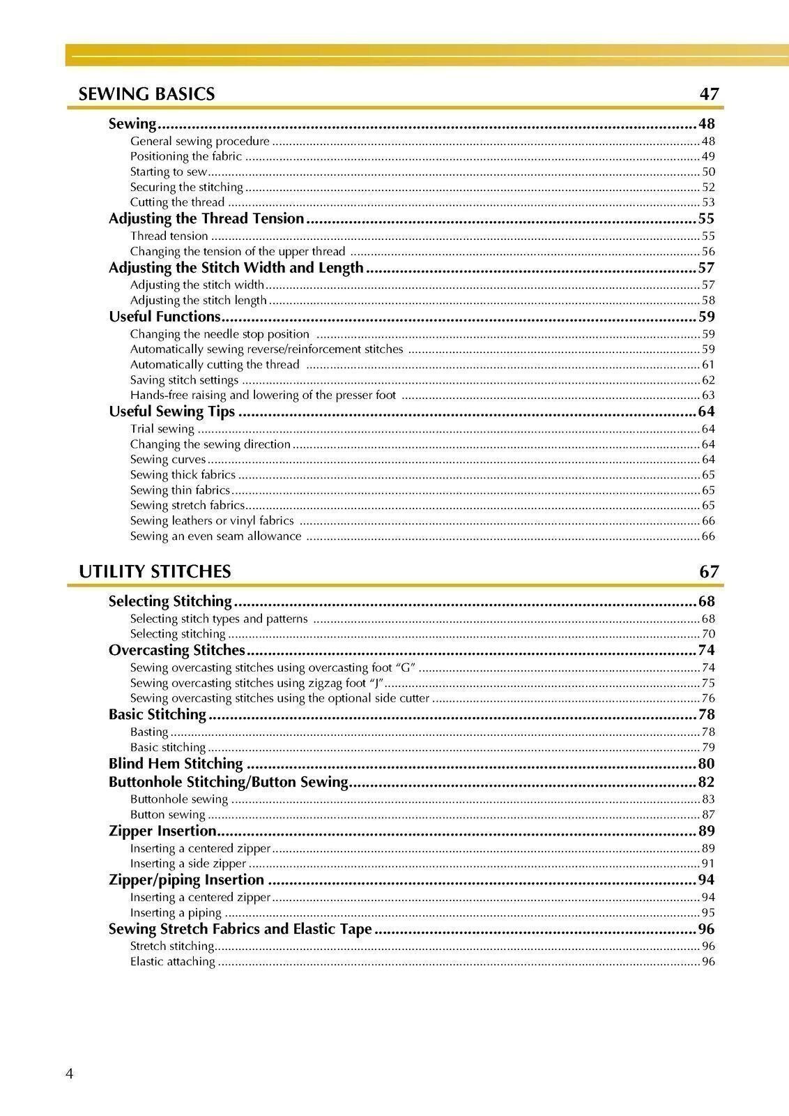 Baby Lock Quilter's Choice BLQC2 User Manual - TOUGH WIRE BINDING & COVERS