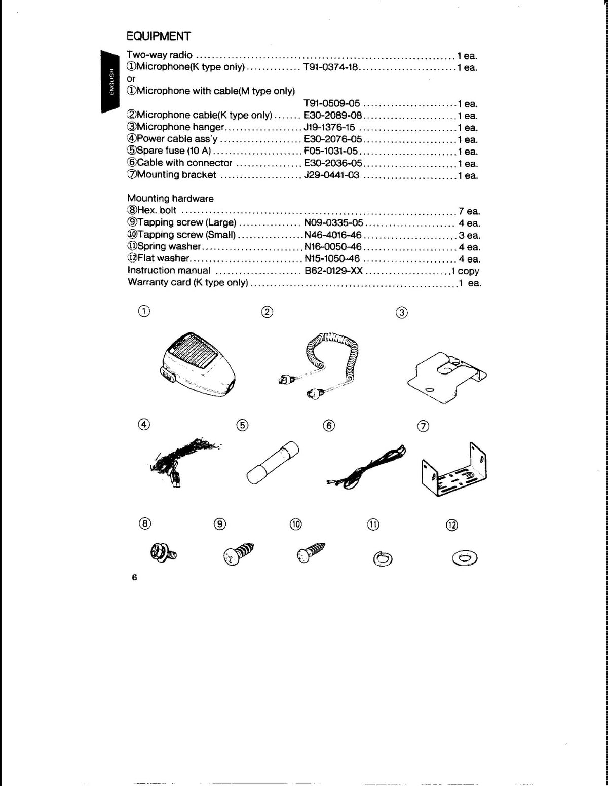 KENWOOD TK-705D TK-805D VHF UHF FM Transceiver Instruction Manual - WIRE BOUND