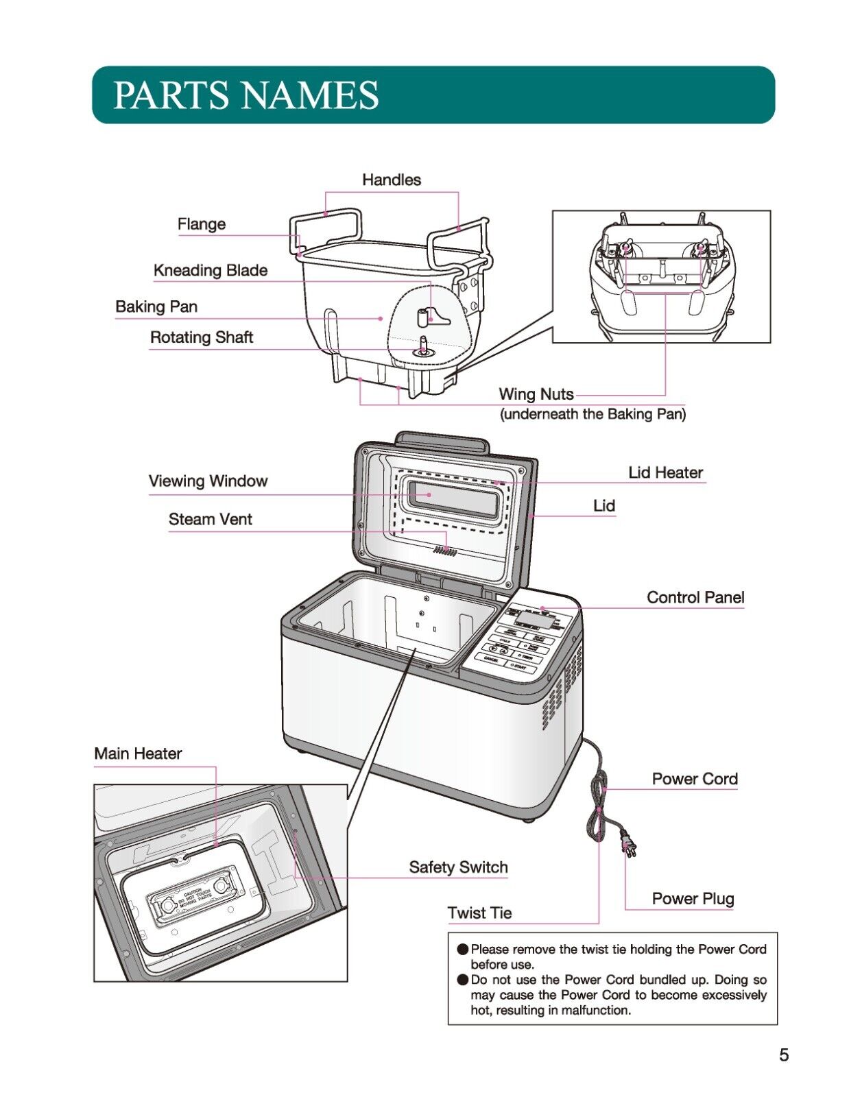 Zojirushi BB-PAC20 Home Bakery Virtuoso Bread Machine Owners Manual + Recipes!