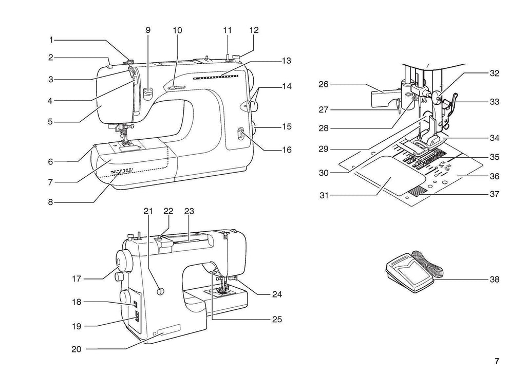 SINGER 2662 Sewing Machine User Manual Owners Instruction Guide