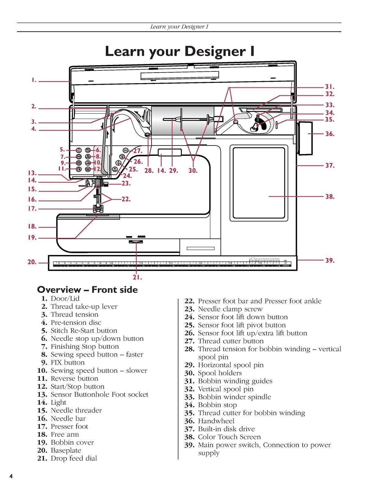 HUSQVARNA Viking Designer 1 User Guide Owner's Manual - COLOR - STEEL WIRE BOUND