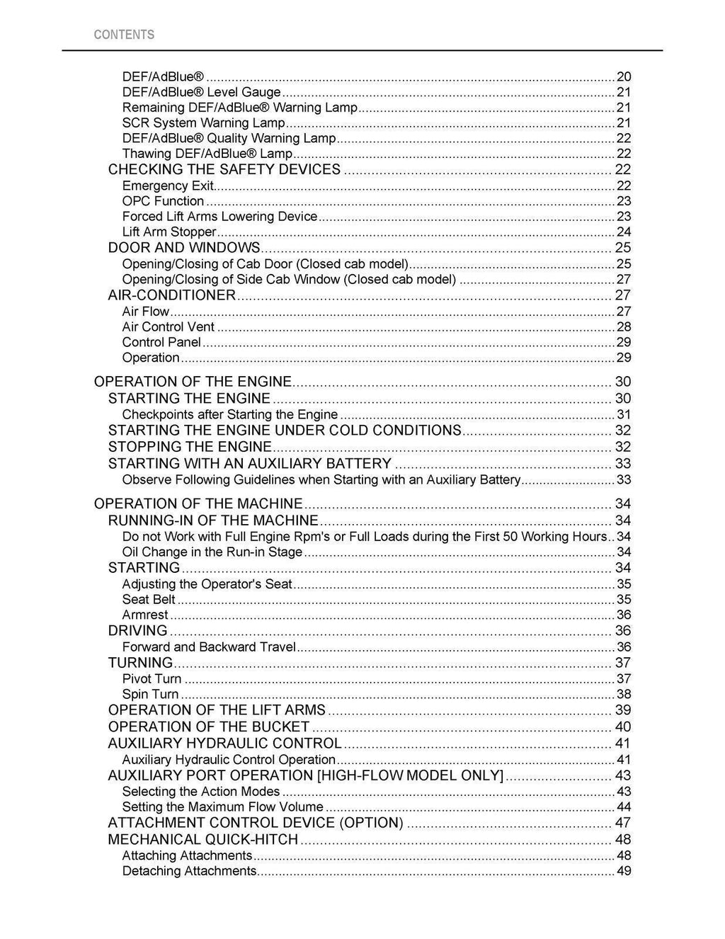 KUBOTA SVL95-2 CTL OPERATORS MANUAL - STEEL WIRE BOUND - PROTECTIVE COVERS