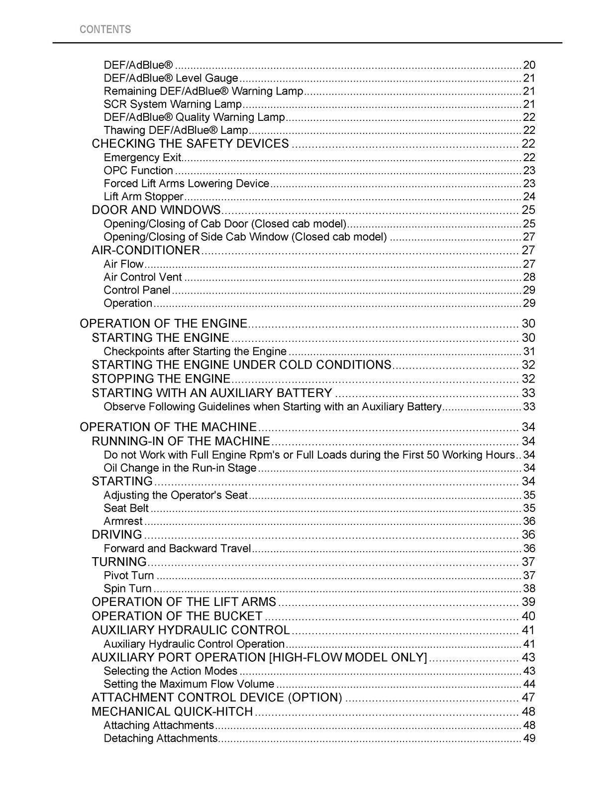 KUBOTA SVL95-2 CTL OPERATORS MANUAL - STEEL WIRE BOUND - PROTECTIVE COVERS