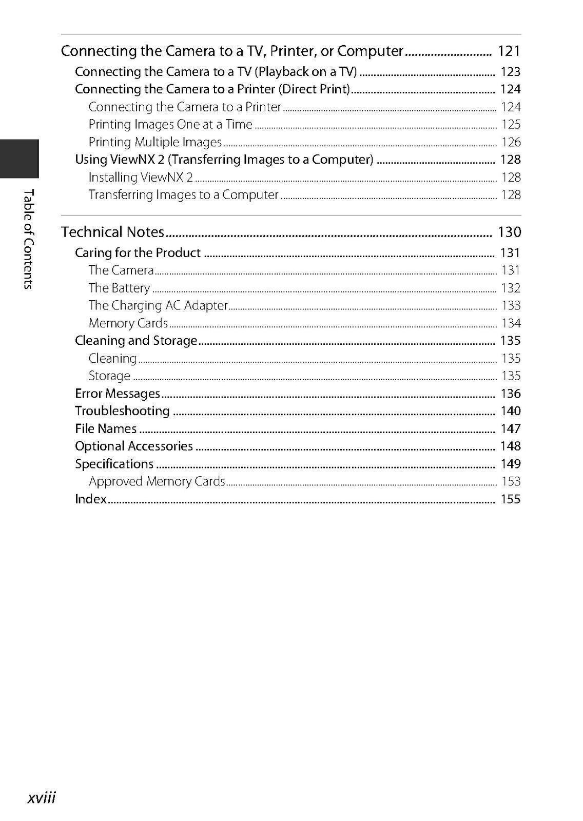 NIKON COOLPIX S7000 Camera User Instruction Manual - TOUGH WIRE BINDING & COVERS