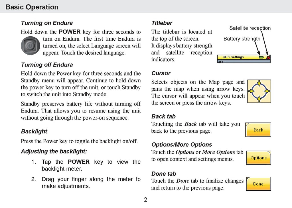 LOWRANCE Endura Operation Manual for Siera Safari Out&Back - WIRE BOUND - COVERS