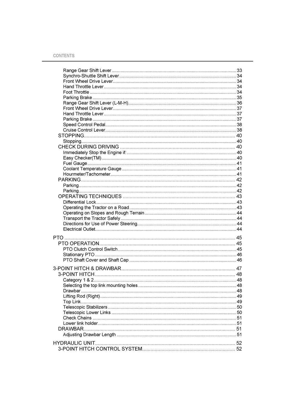 KUBOTA MX4800 MX5200 MX5800 OPERATORS MANUAL - WIRE BOUND - PROTECTIVE COVERS