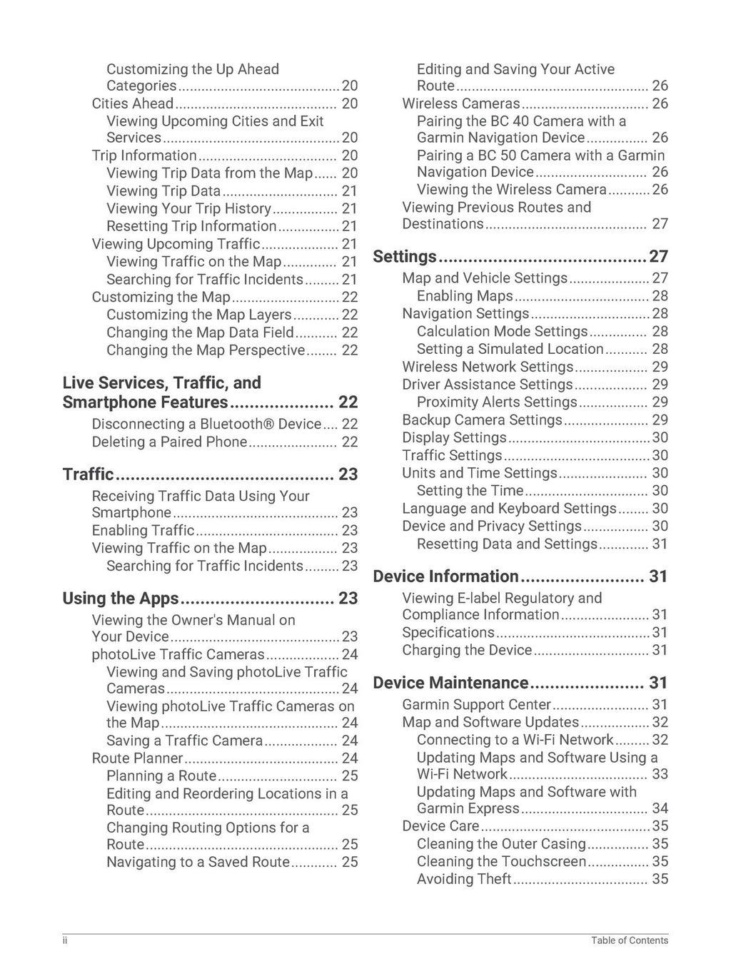 GARMIN DRIVE 53 AND LIVE TRAFFIC Owners Manual - STEEL WIRE BOUND - TOUGH COVERS