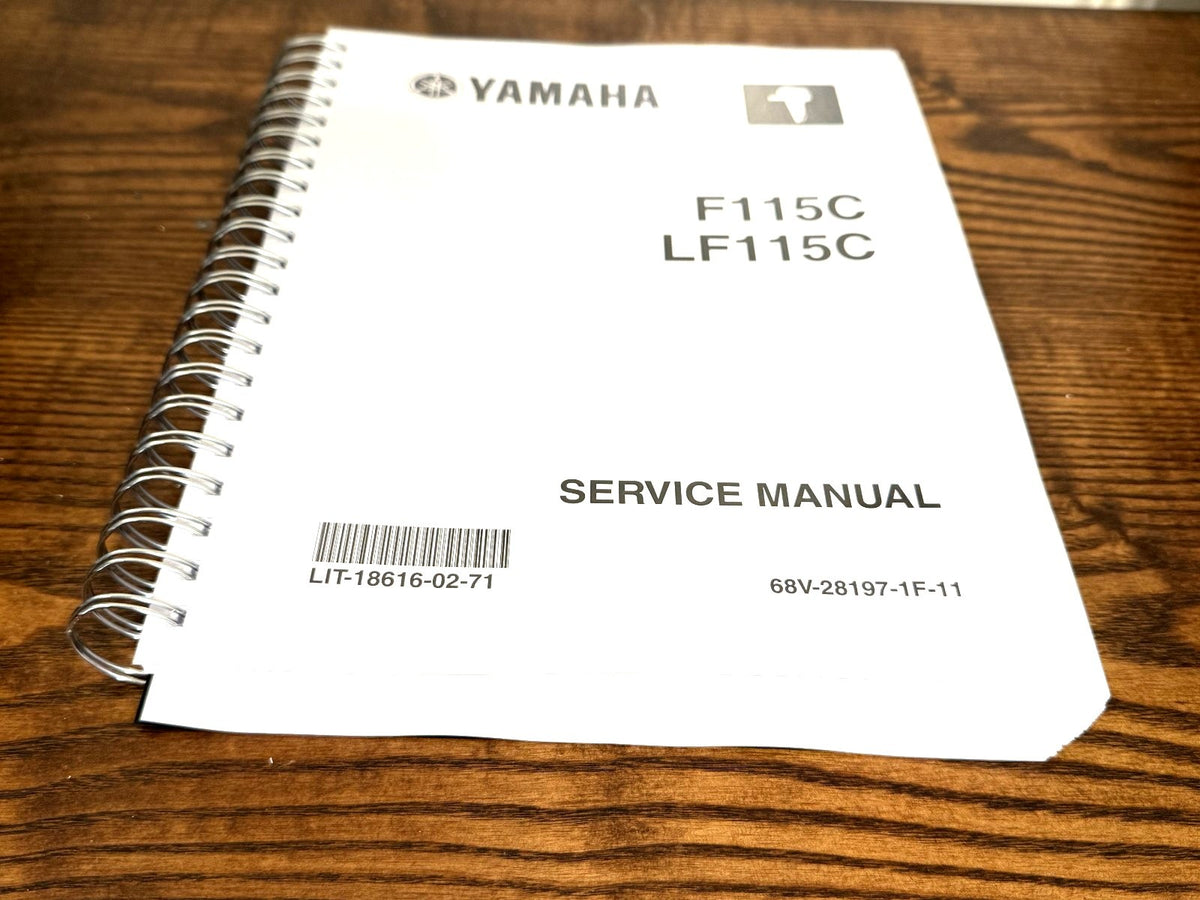 YAMAHA OUTBOARD F115 LF115C SERVICE REPAIR MANUAL , BOUND, COVERS, FOLDOUT
