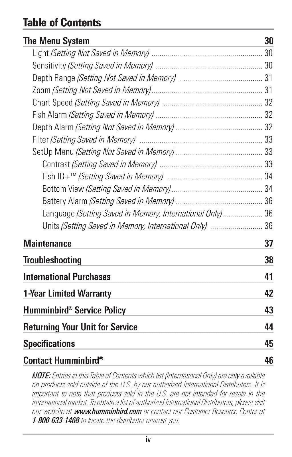 HUMMINBIRD PiranhaMAX 150 160 170 180 190c User Manual - TOUGH WIRE BINDING