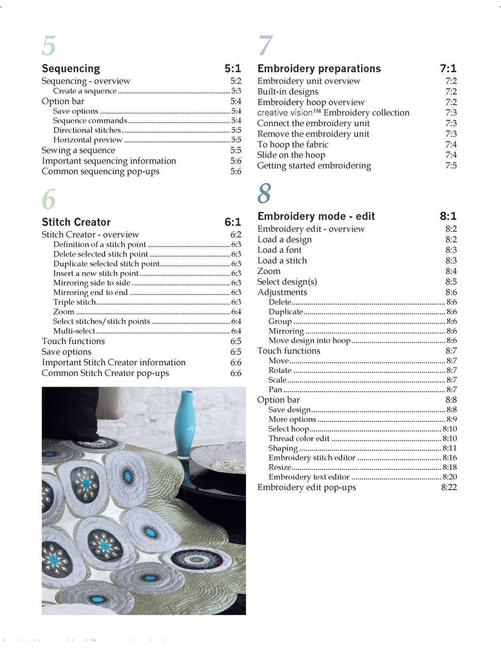 PFAFF Creative Vision 5.0 5.5 Instruction Book User Manual Guide - TOUGH BINDING