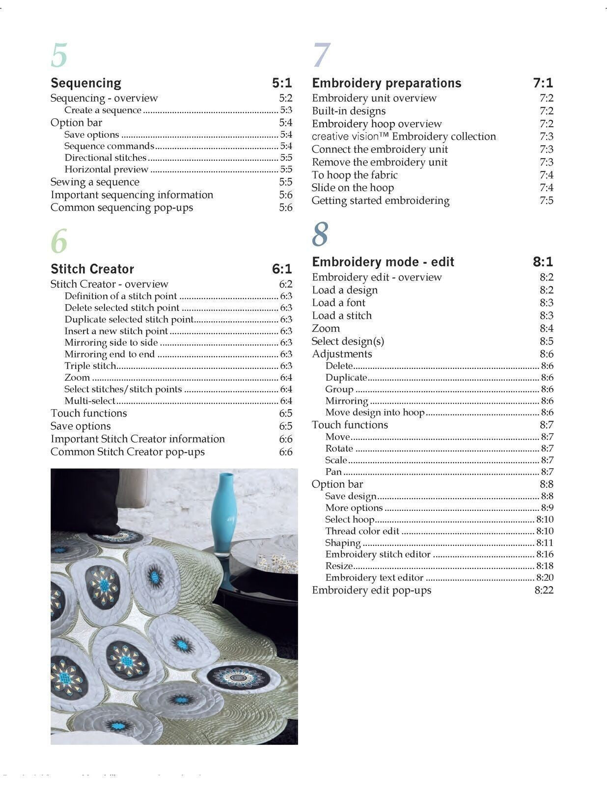 PFAFF Creative Vision 5.0 5.5 Instruction Book User Manual Guide - TOUGH BINDING
