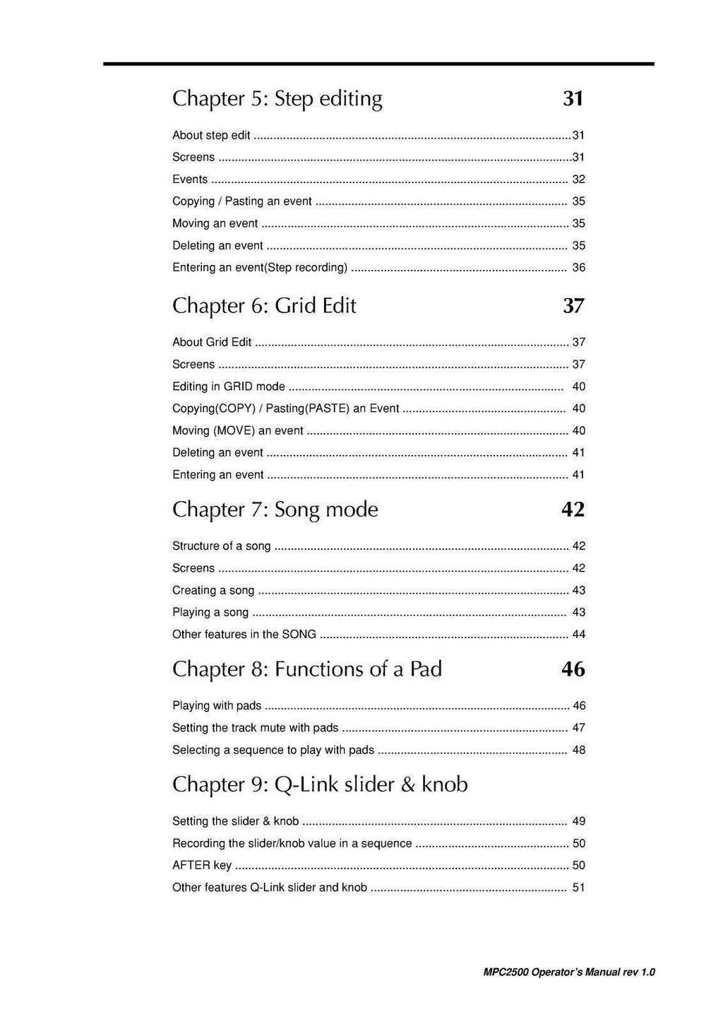 AKAI MPC2500 MIDI Production Center User Manual Operation Guide - WIRE BINDING