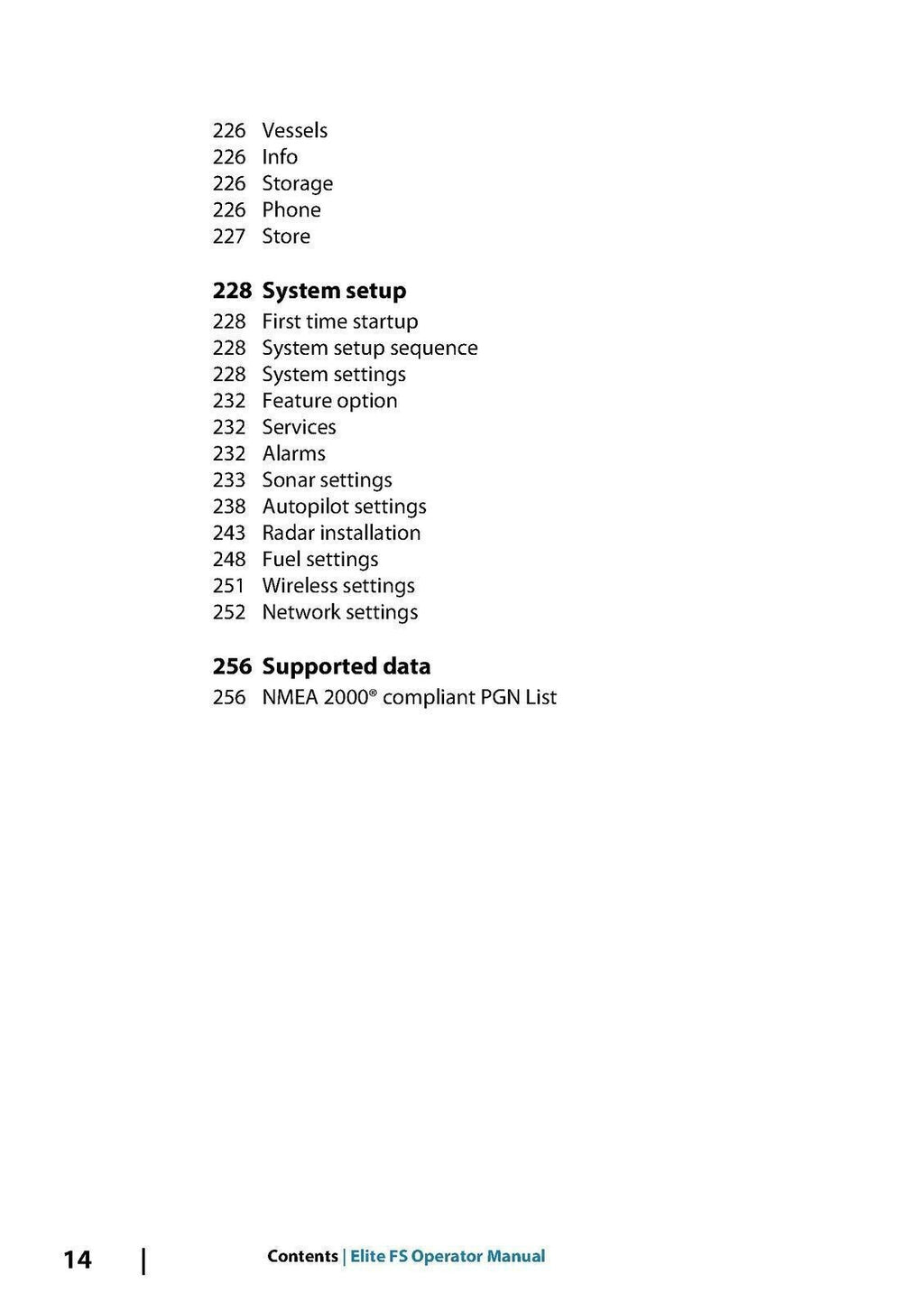 LOWRANCE ELITE FS User Manual Owners Instructions - TOUGH WIRE BINDING & COVERS