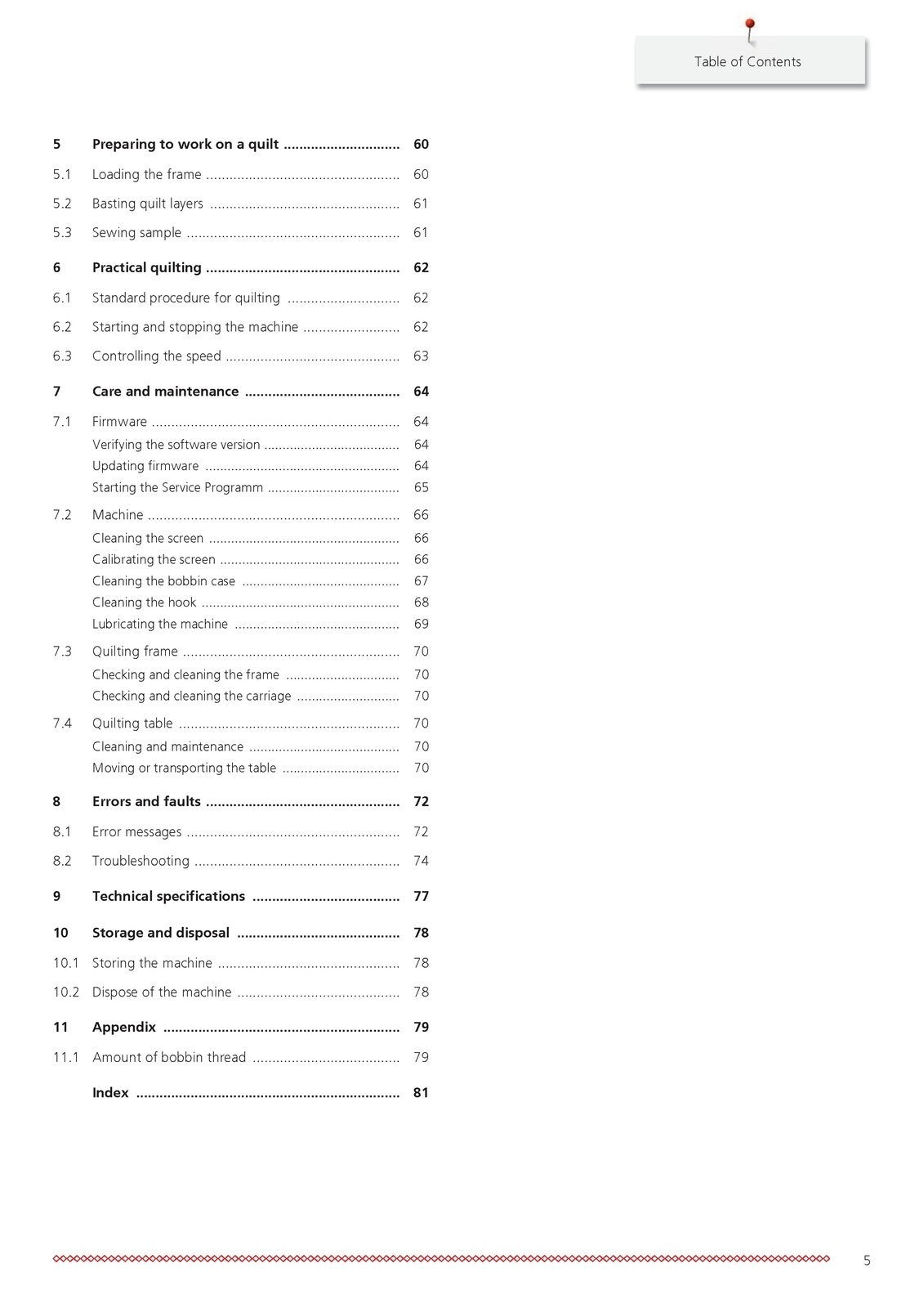 BERNINA Q 20 Q20 Quilt BIG User Manual - STEEL WIRE BOUND - PROTECTIVE COVERS