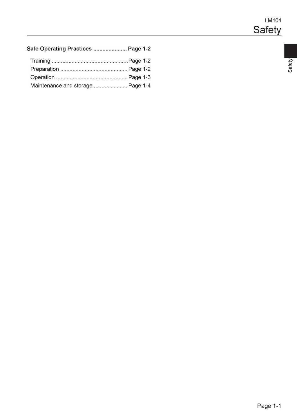 BARRONESS LM101 Greens Mower Operators Manual - STEEL WIRE BOUND - TOUGH COVERS