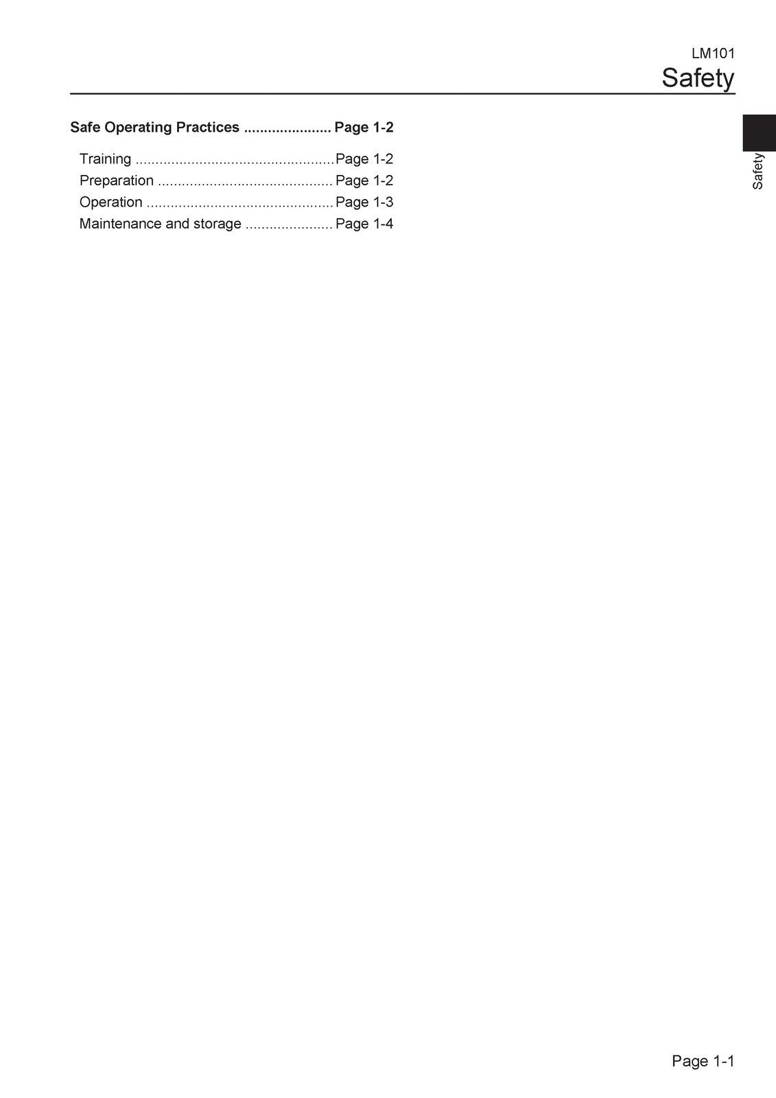 BARRONESS LM101 Greens Mower Operators Manual - STEEL WIRE BOUND - TOUGH COVERS