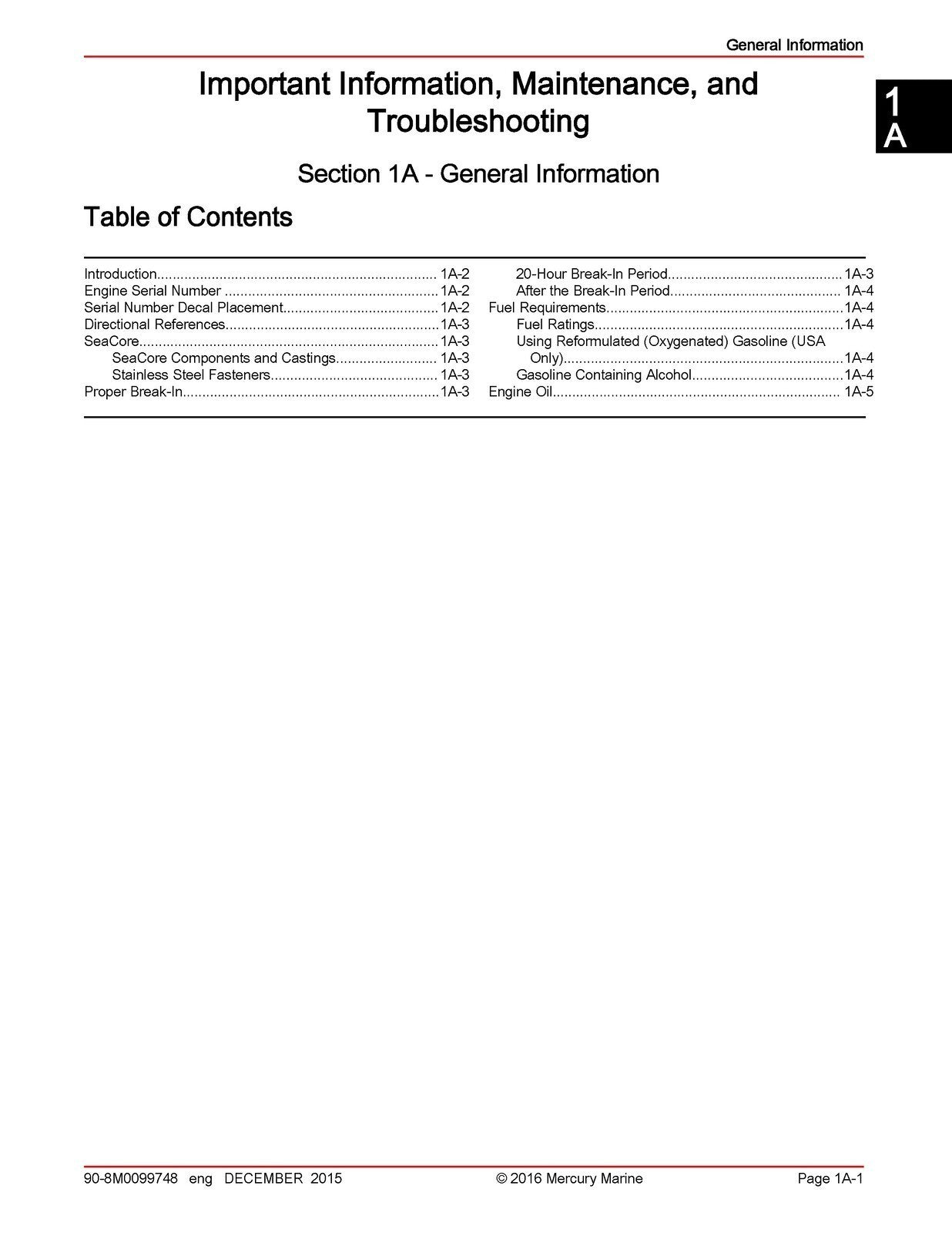 MERCURY 6.2L MERCRUISER SERVICE MANUAL - STEEL WIRE BOUND - PROTECTIVE COVERS