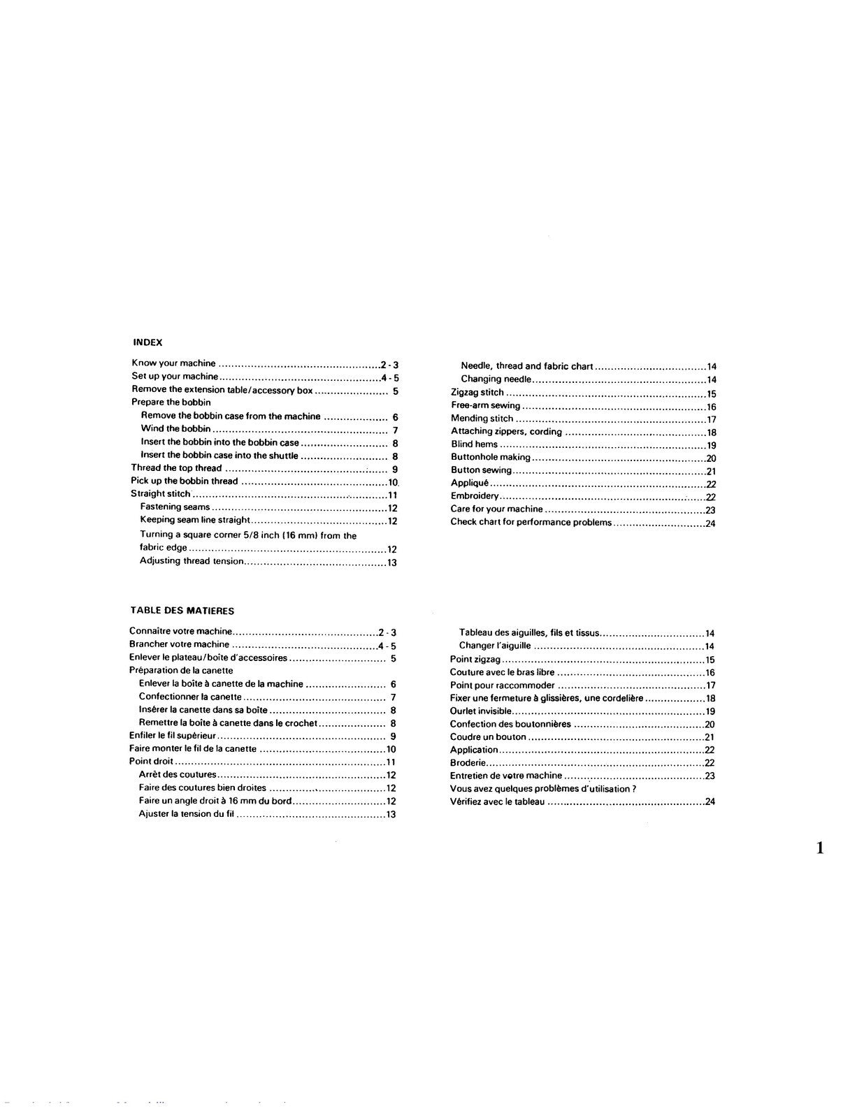 SINGER 324 Compact Free-Arm Sewing Machine Manual - WIRE BOUND - TOUGH COVERS