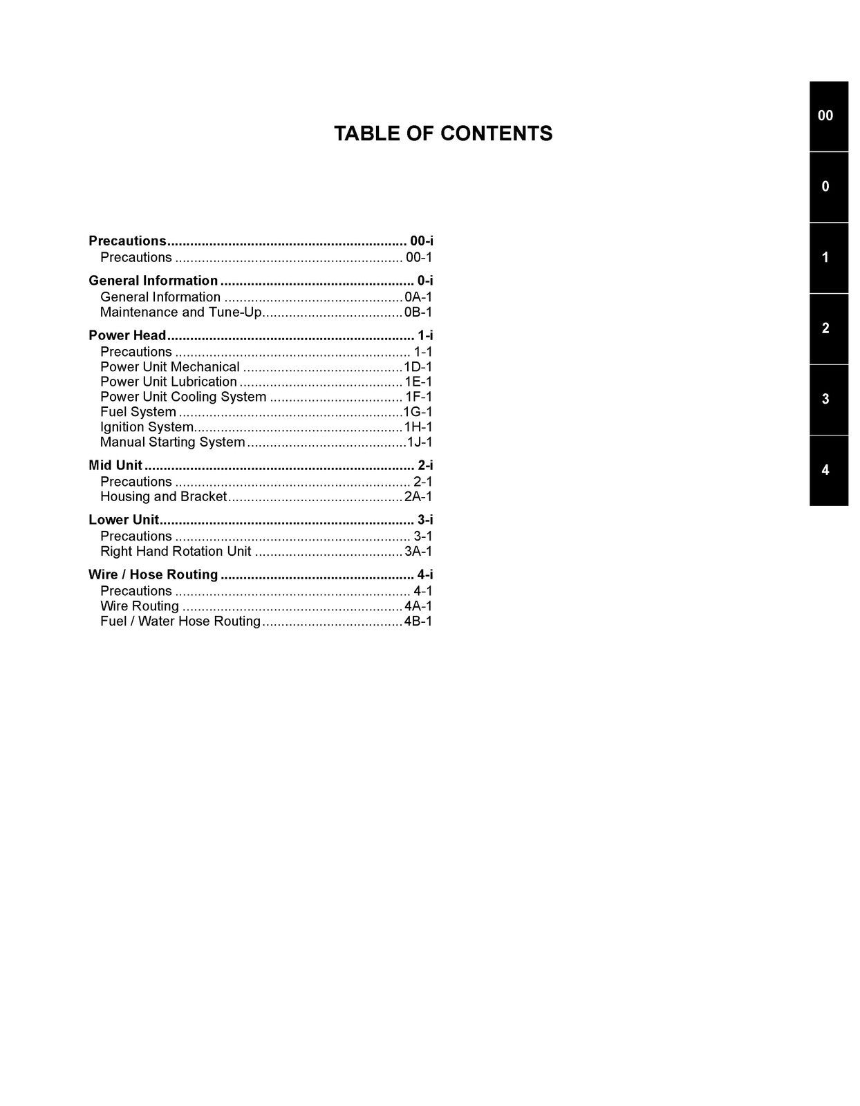 SUZUKI DF4A DF5A DF6A Service Manual - WIRE BOUND - TOUGH COVERS