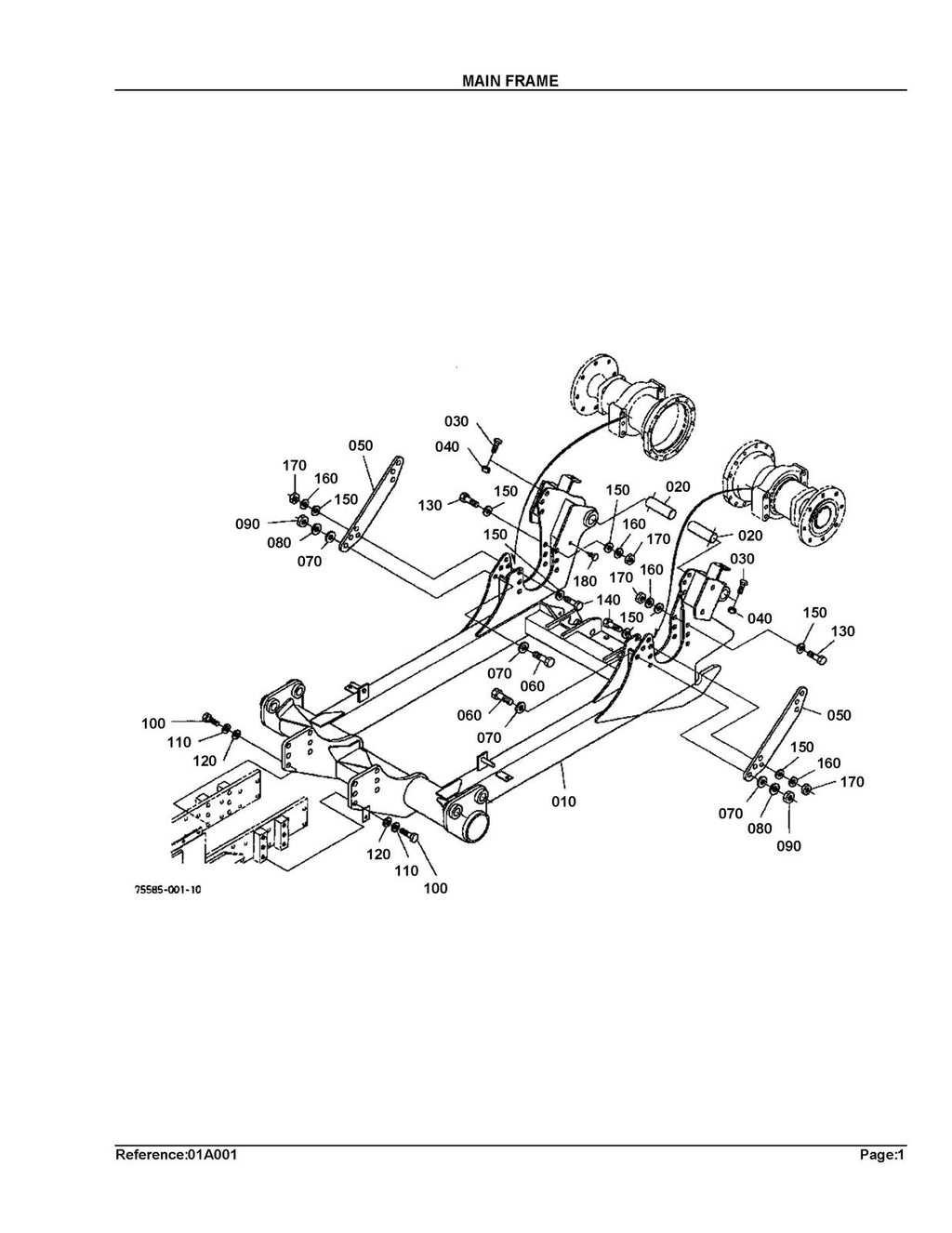 KUBOTA TL1150SG FRONT LOADER ILLUSTRATED PARTS LIST MANUAL - WIRE BOUND - COVERS