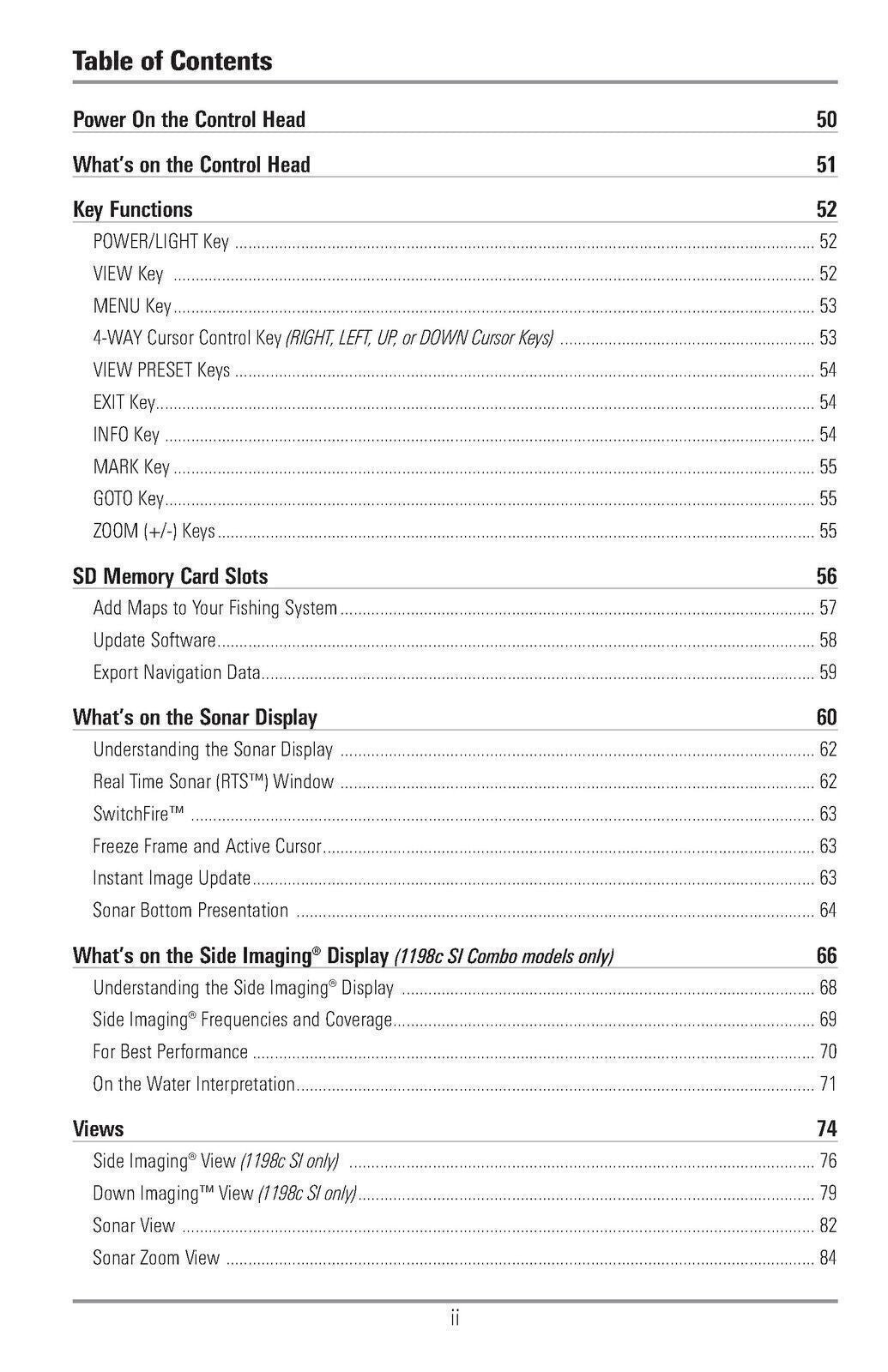 HUMMINBIRD 1158c Combo & 1198c SI Combo User Manual Guide - TOUGH WIRE BINDING