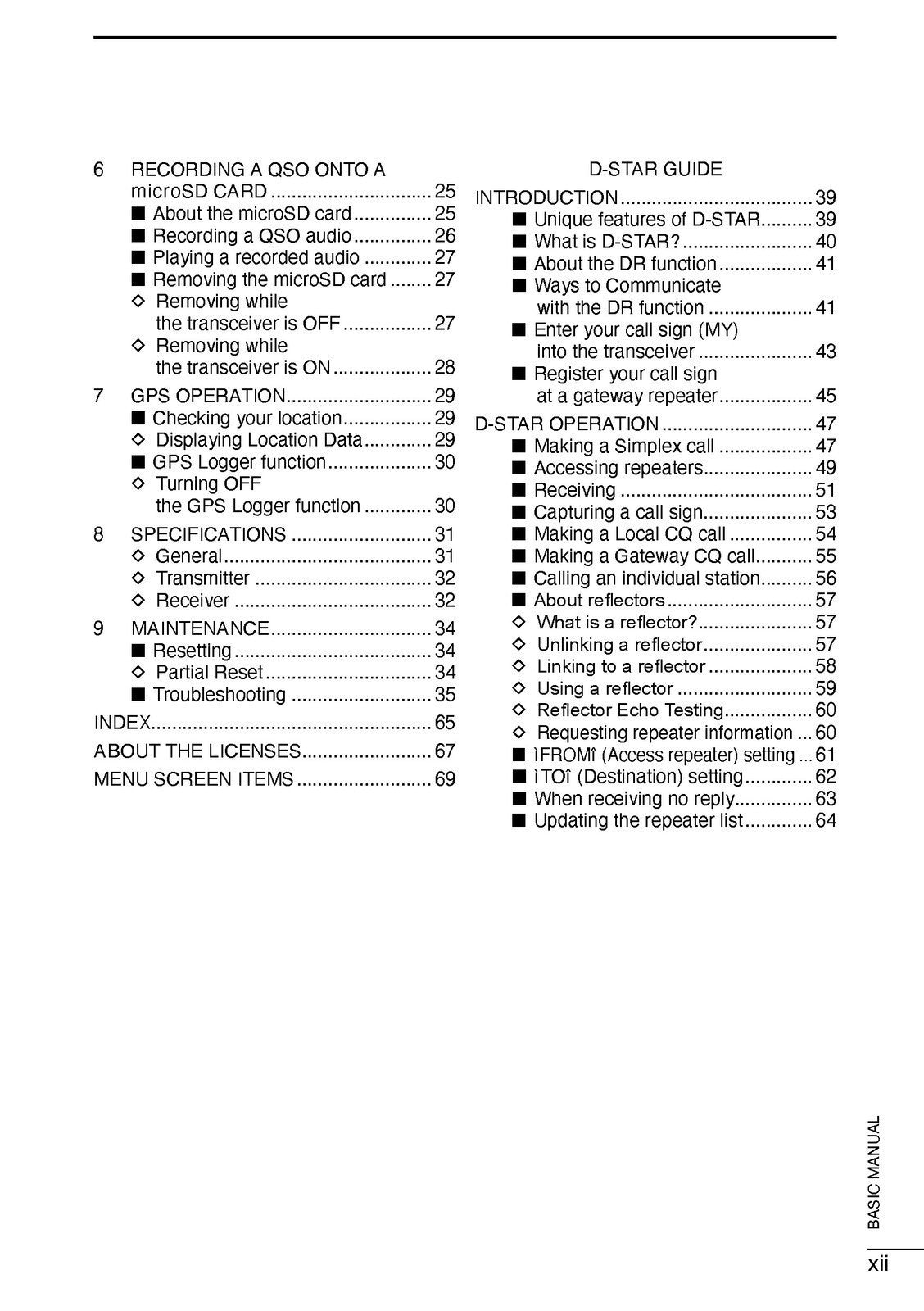 ICOM ID-50A ID-50E TRANSCEIVER BASIC MANUAL, STEEL WIRE BOUND, PROTECTIVE COVERS