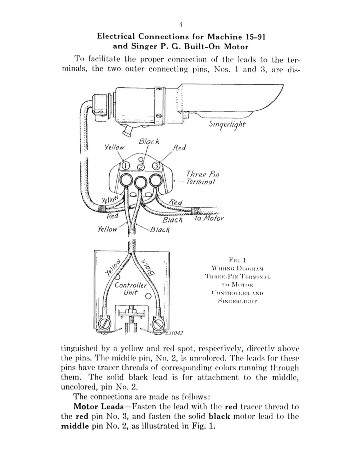 SINGER 15-91 Sewing Machine Service Adjusters Manual NOT User Manual, Wire Bound