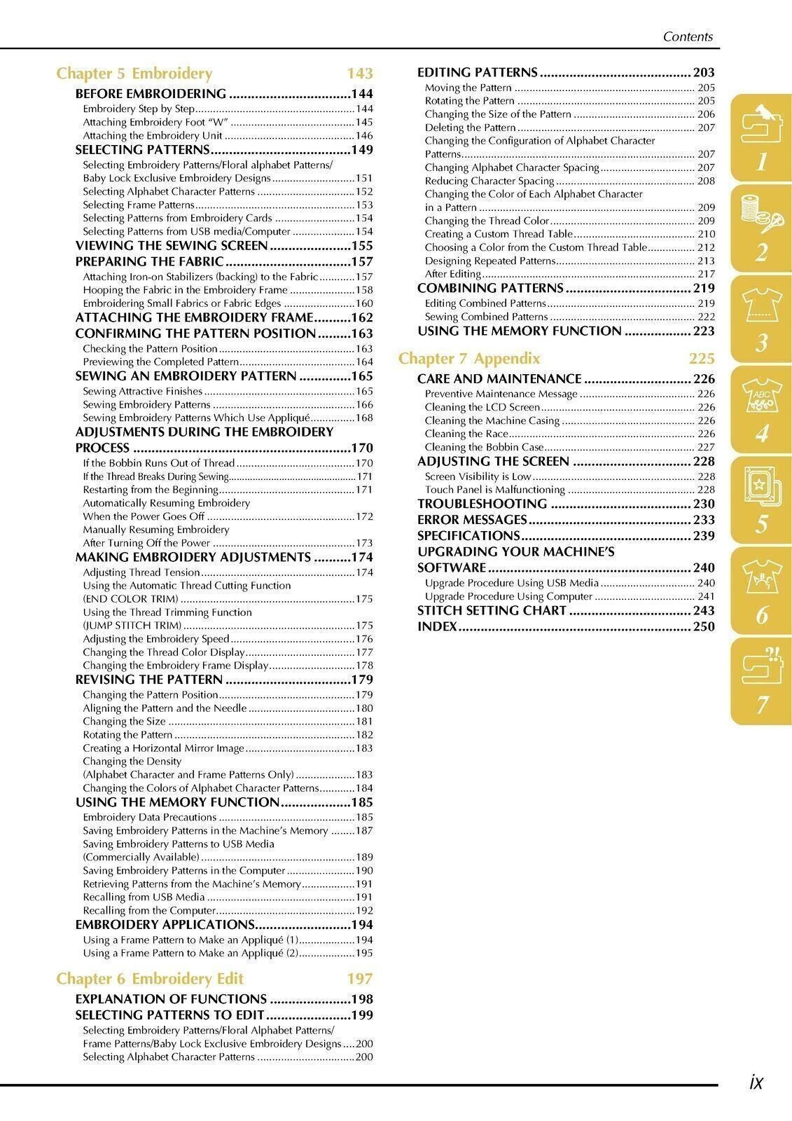 Baby Lock Ellegante 3 BLG3 User Manual Owners Instruction Guide TOUGH WIRE BOUND