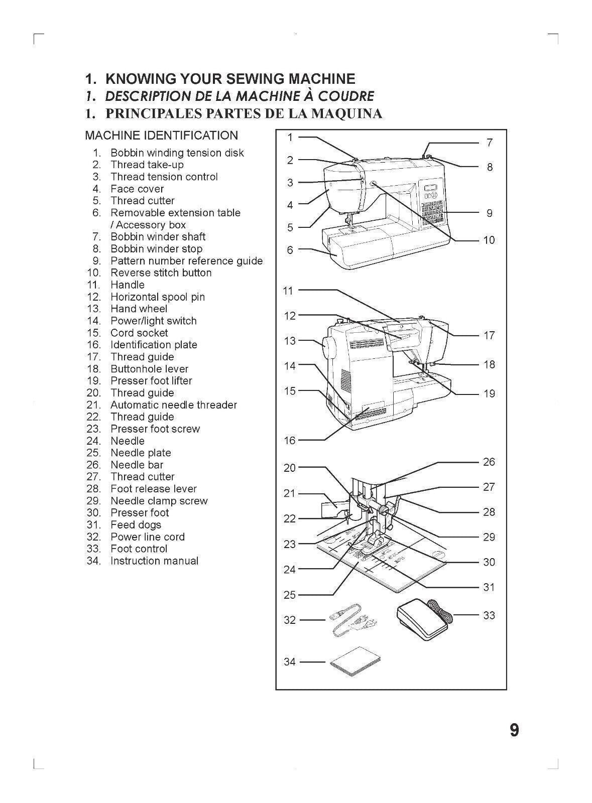 SINGER 5400 5500 6199 6180 6160 Sew Mate Sewing Machine User Manual WIRE BOUND!