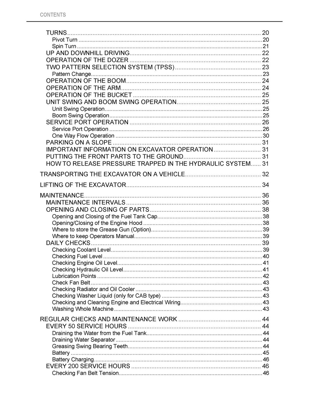 KUBOTA KX71-3 EXCAVATOR OPERATORS MANUAL - STEEL WIRE BOUND - PROTECTIVE COVERS