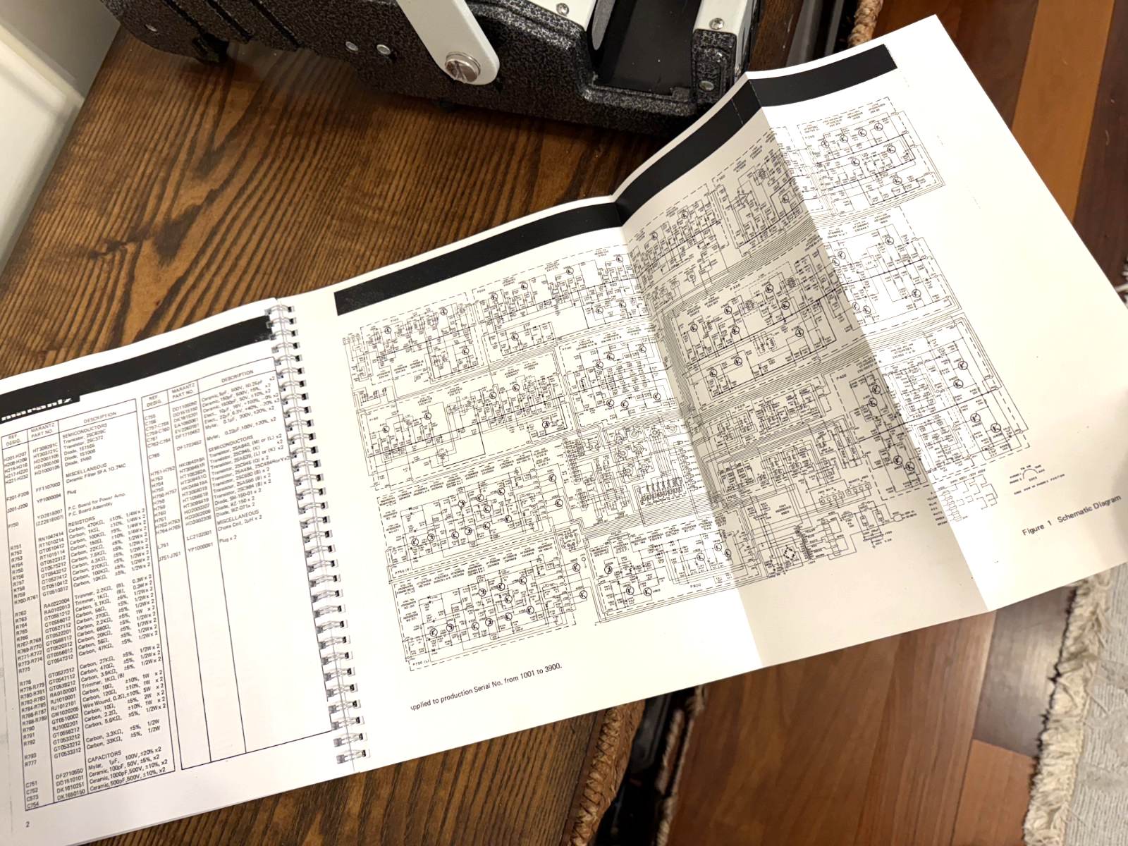 MARANTZ 2270 Receiver Service Manual - STEEL WIRE BOUND - COVERS - FOLDOUT PAGES