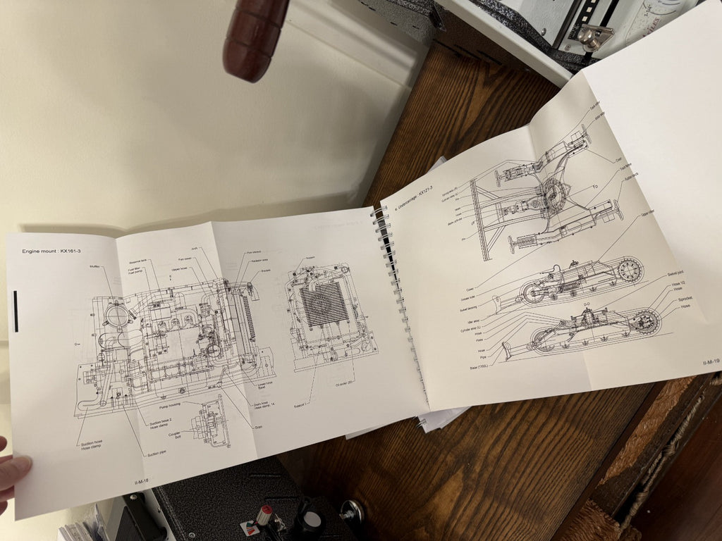 KUBOTA KX121-3 KX161-3 WORKSHOP MANUAL WSM EXCAVATOR +MINOR CHANGE CH+ FOLDOUTS!