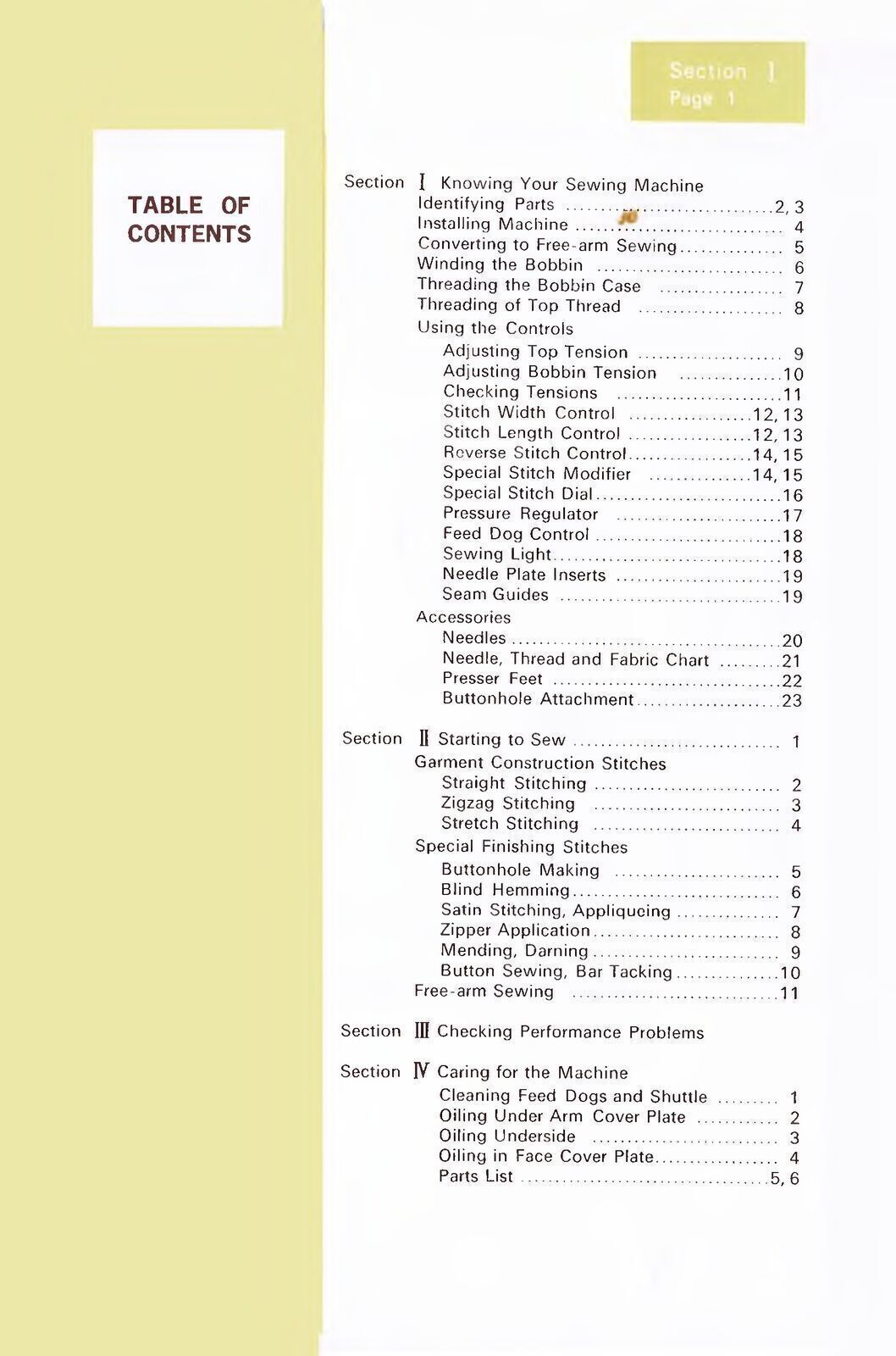 Sears Kenmore 1941 Sewing Machine Instructions User Guide Manual COLOR