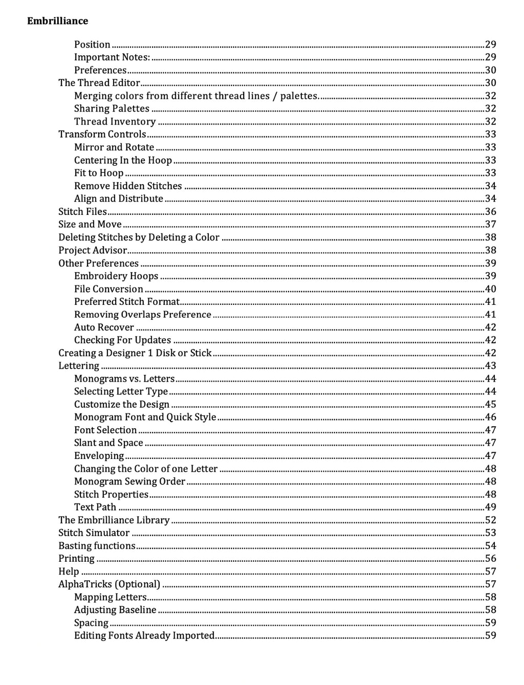 Embrilliance Essentials User Guide for Windows Instructions Manual Full COLOR
