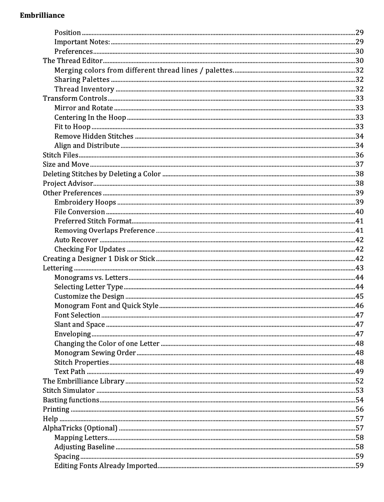 Embrilliance Essentials User Guide for Windows Instructions Manual Full COLOR