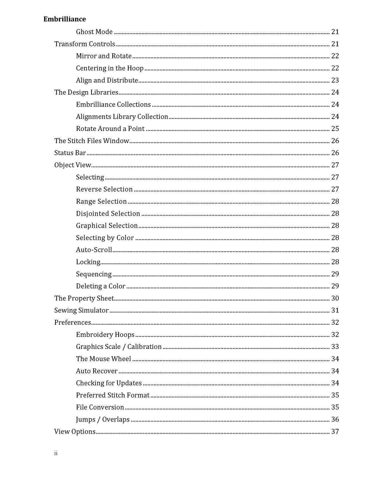 EMBRILLIANCE PLATFORM for WINDOWS 2024 VERSION User Owners Instruction Manual