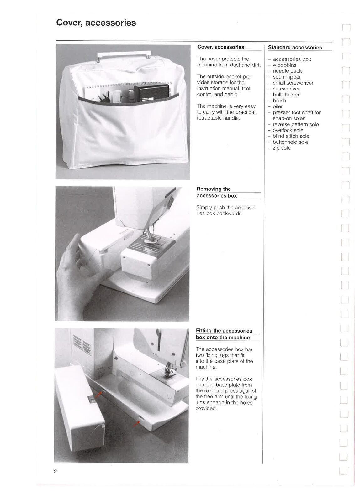 BERNINA 1008 Sewing Machine User Manual Owners Instruction Guide COLOR COPY