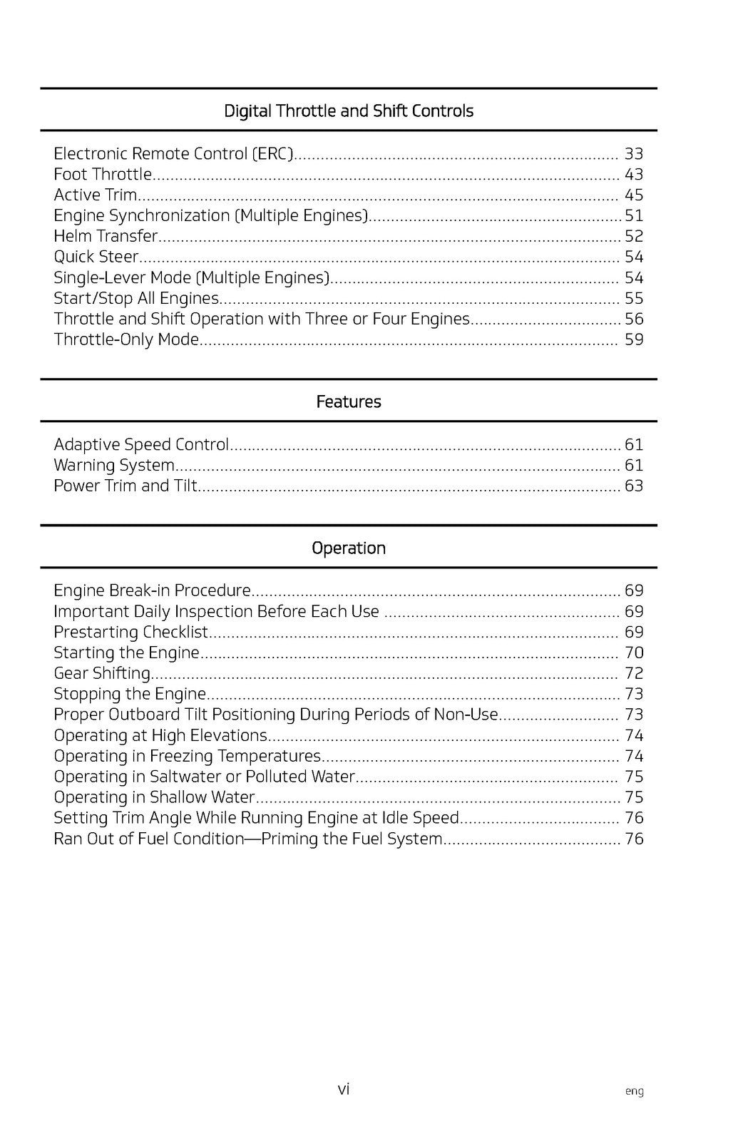 MERCURY V10 350hp Verado Operation Manual - STEEL WIRE BOUND - PROTECTIVE COVERS