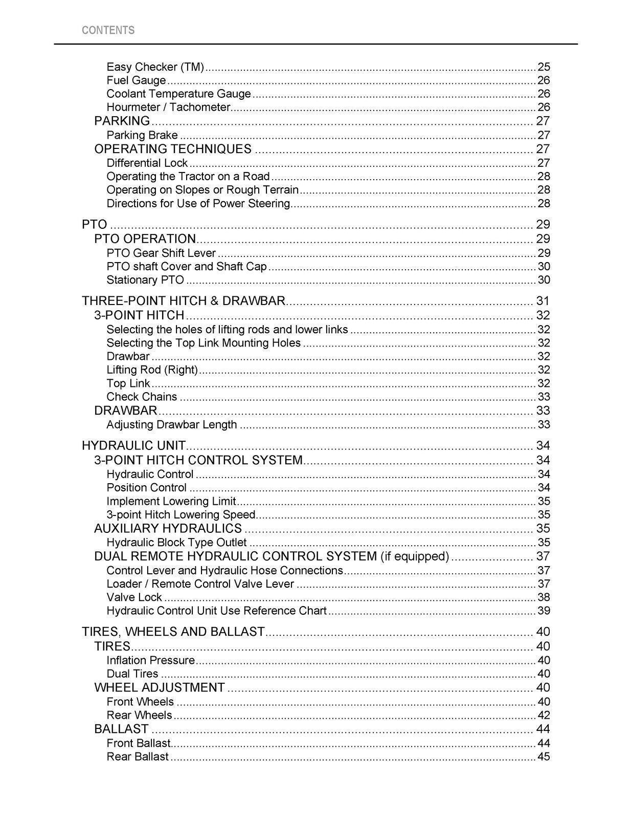 KUBOTA B2320 B2620 B2920 B2320NARROW OPERATORS MANUAL - TOUGH WIRE BOUND, COVERS