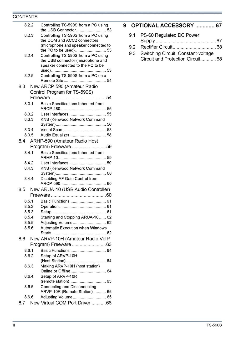 KENWOOD TS-590S IN-DEPTH MANUAL - STEEL WIRE BOUND - TOUGH COVERS