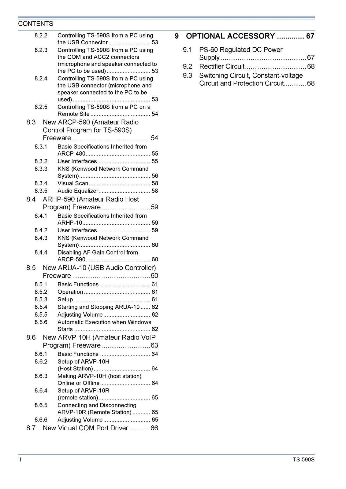 KENWOOD TS-590S IN-DEPTH MANUAL - STEEL WIRE BOUND - TOUGH COVERS