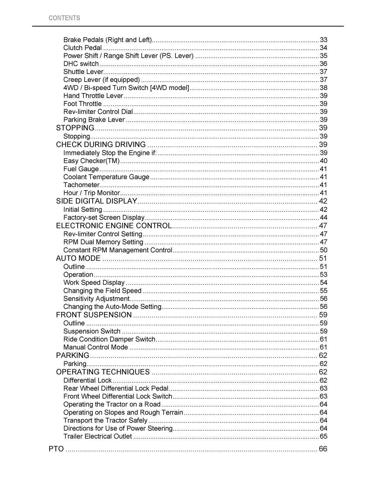 KUBOTA M100GX M110GX M126GX M135GX OPERATORS MANUAL - STEEL WIRE BOUND - COVERS