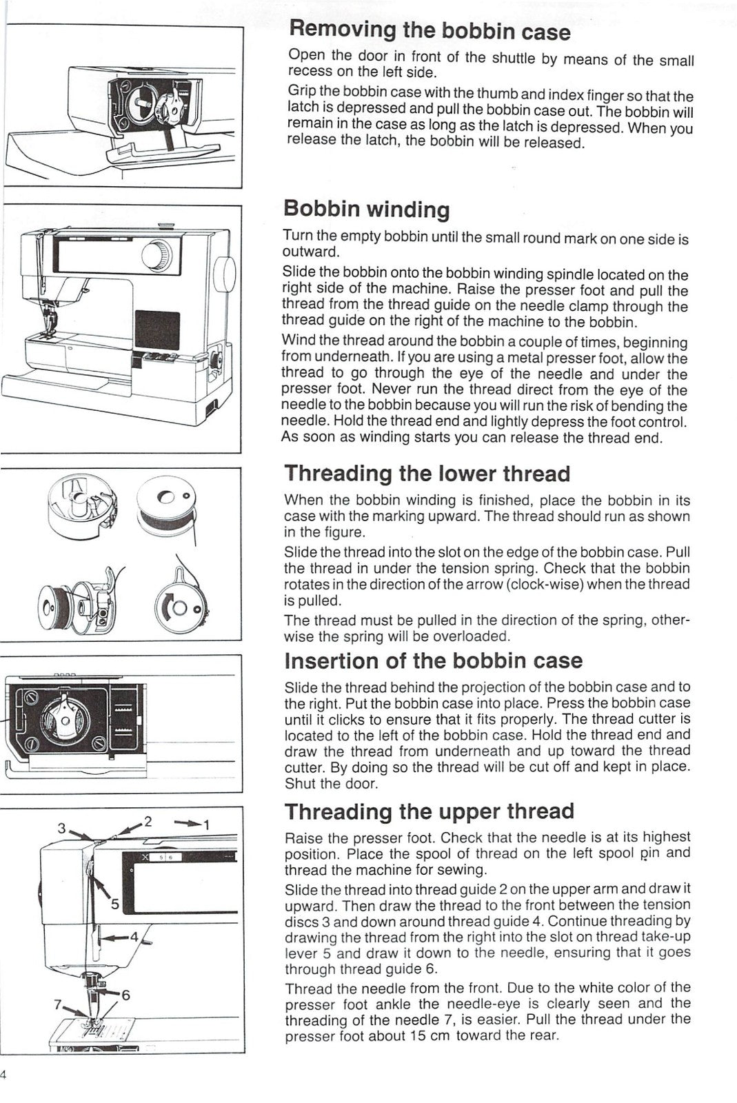 HUSQVARNA 105 95 Sewing Machine Operating Manual - WIRE BOUND - TOUGH COVERS