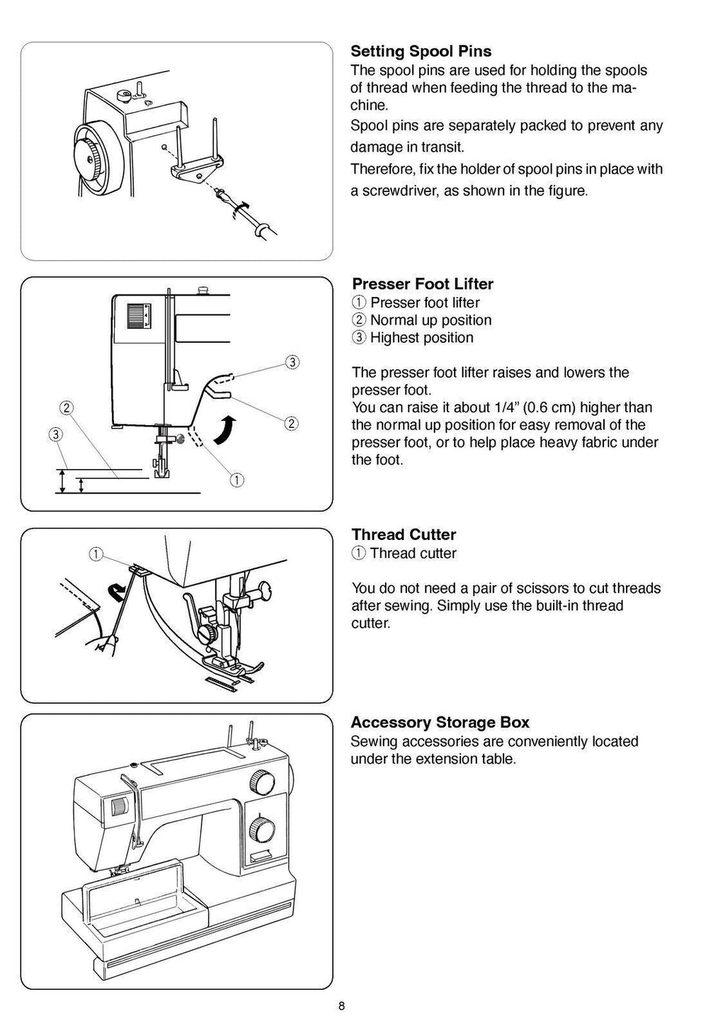 JANOME HD1000 HD1000BE Sewing Machine User Operation Manual - TOUGH WIRE BINDING