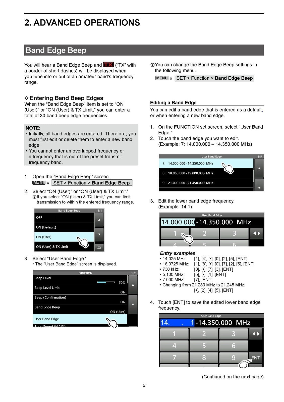 ICOM IC-7610 Transceiver Advanced Manual v. Jun 2024 - COLOR, WIRE BOUND, COVERS